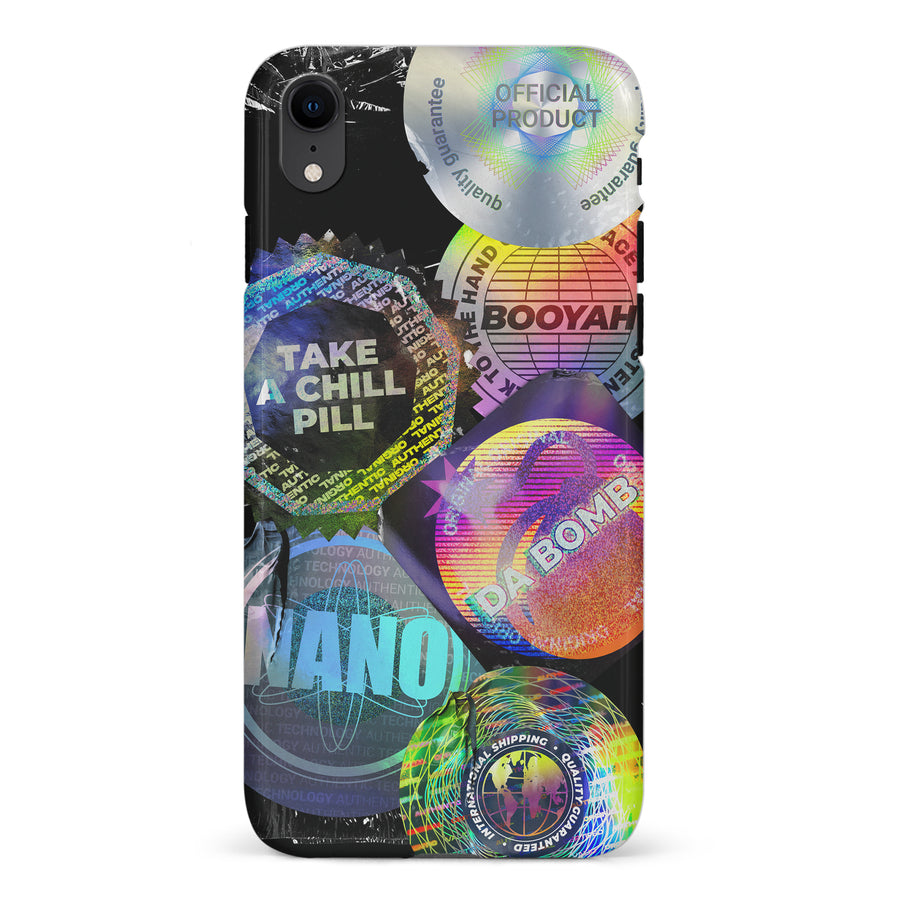 iPhone XR Holo Stickers Phone Case