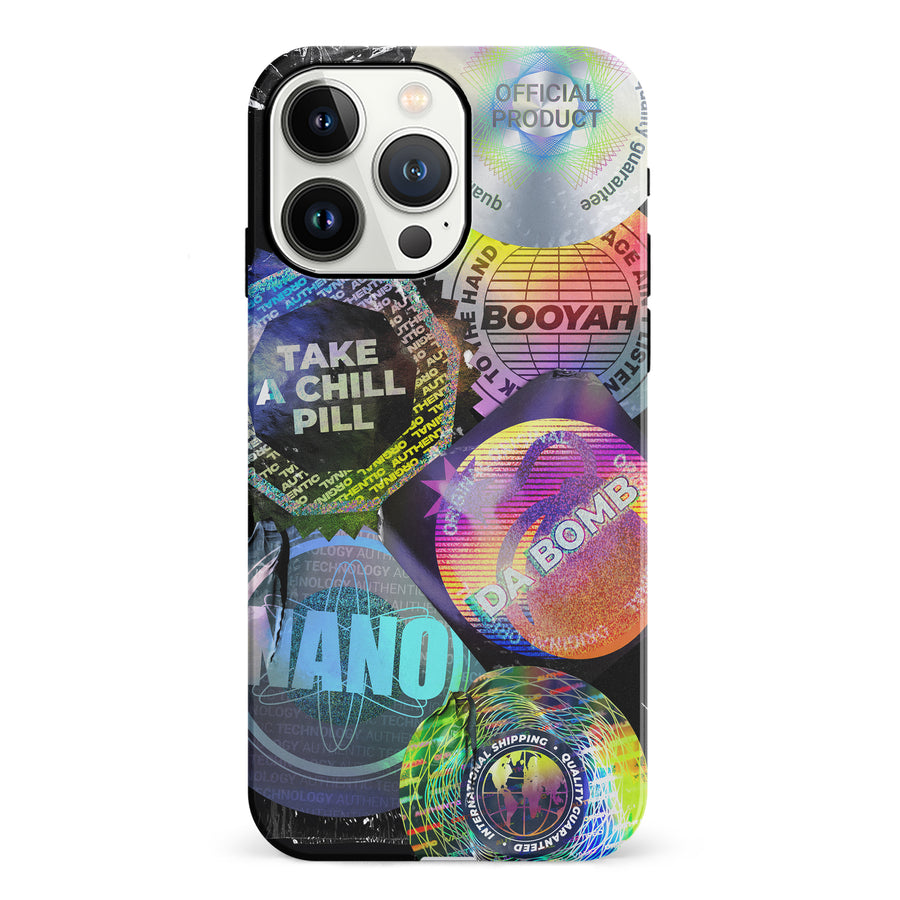 iPhone 13 Pro Holo Stickers Phone Case