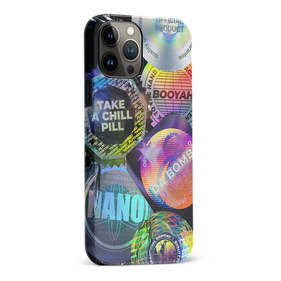 iPhone 13 Pro Max Holo Stickers Phone Case
