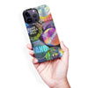 iPhone 14 Pro Max Holo Stickers Phone Case