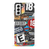 Samsung Galaxy S21 Media Stickers Phone Case