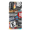 Samsung Galaxy S21 Plus Media Stickers Phone Case