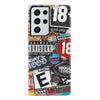 Samsung Galaxy S21 Ultra Media Stickers Phone Case