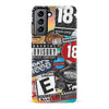Samsung Galaxy S22 Media Stickers Phone Case