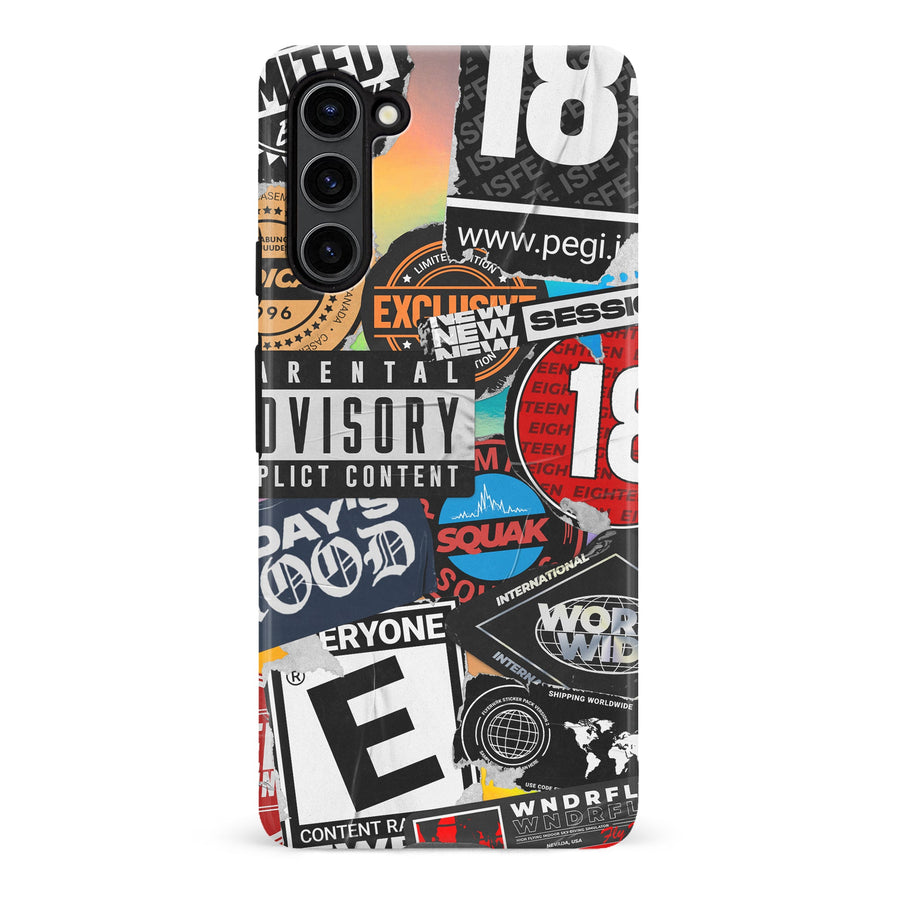 Samsung S23 Plus Media Stickers Phone Case