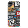 iPhone 8 Plus Media Stickers Phone Case