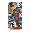 iPhone XR Media Stickers Phone Case
