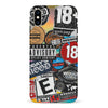 iPhone XS Max Media Stickers Phone Case