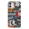 iPhone 11 Media Stickers Phone Case