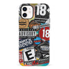 iPhone 12 Mini Media Stickers Phone Case