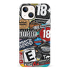 iPhone 13 Mini Media Stickers Phone Case