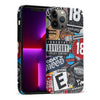 iPhone 13 Pro Max Media Stickers Phone Case