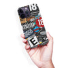 iPhone 14 Pro Max Media Stickers Phone Case