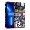 iPhone 14 Pro Max Media Stickers Phone Case