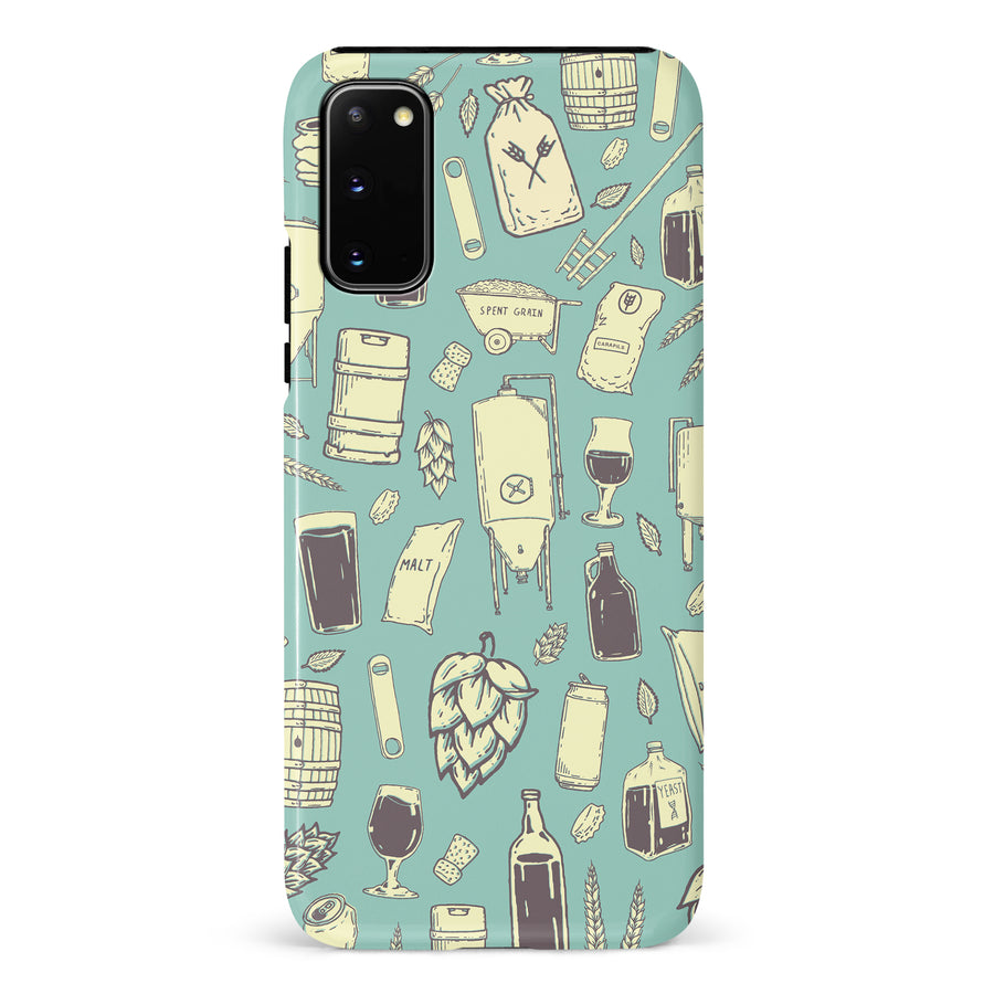 Samsung Galaxy S20 The Brewmaster Phone Case in Teal