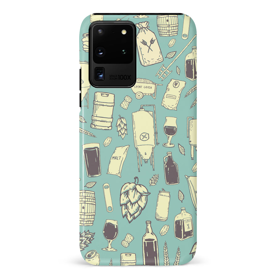Samsung Galaxy S20 Ultra The Brewmaster Phone Case in Teal