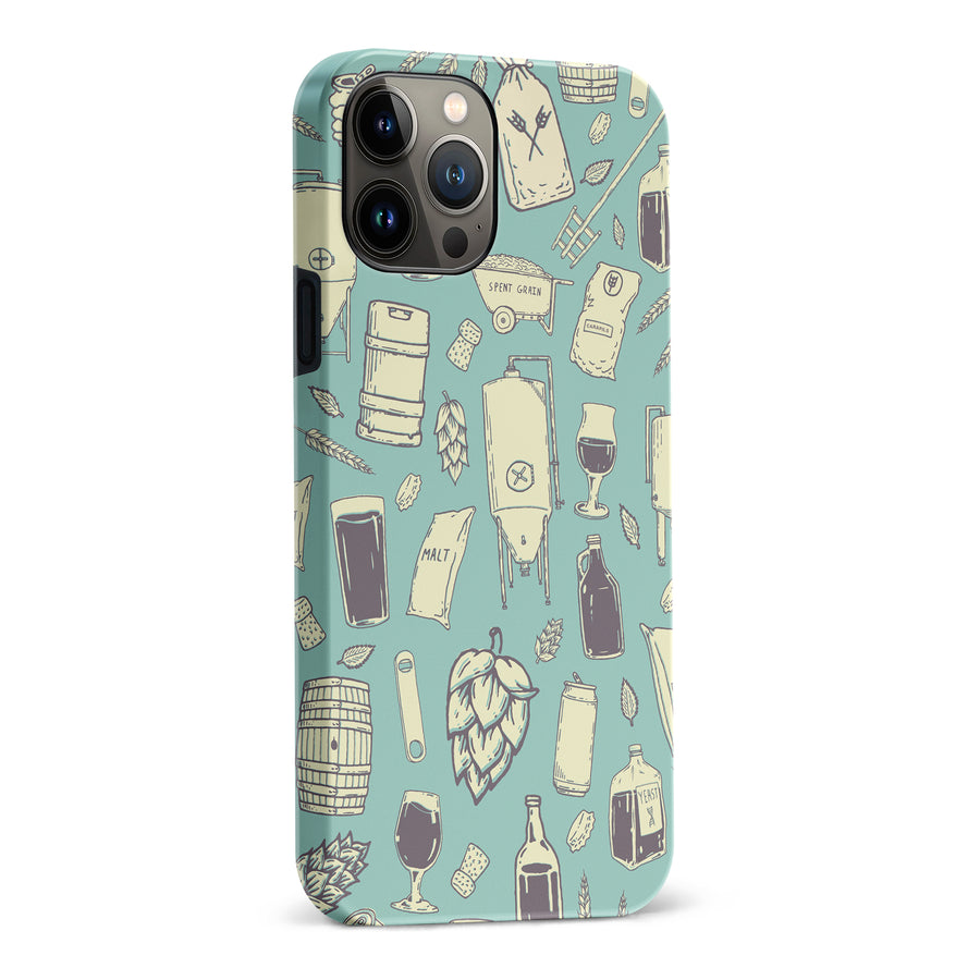 iPhone 13 Pro Max The Brewmaster Phone Case in Teal