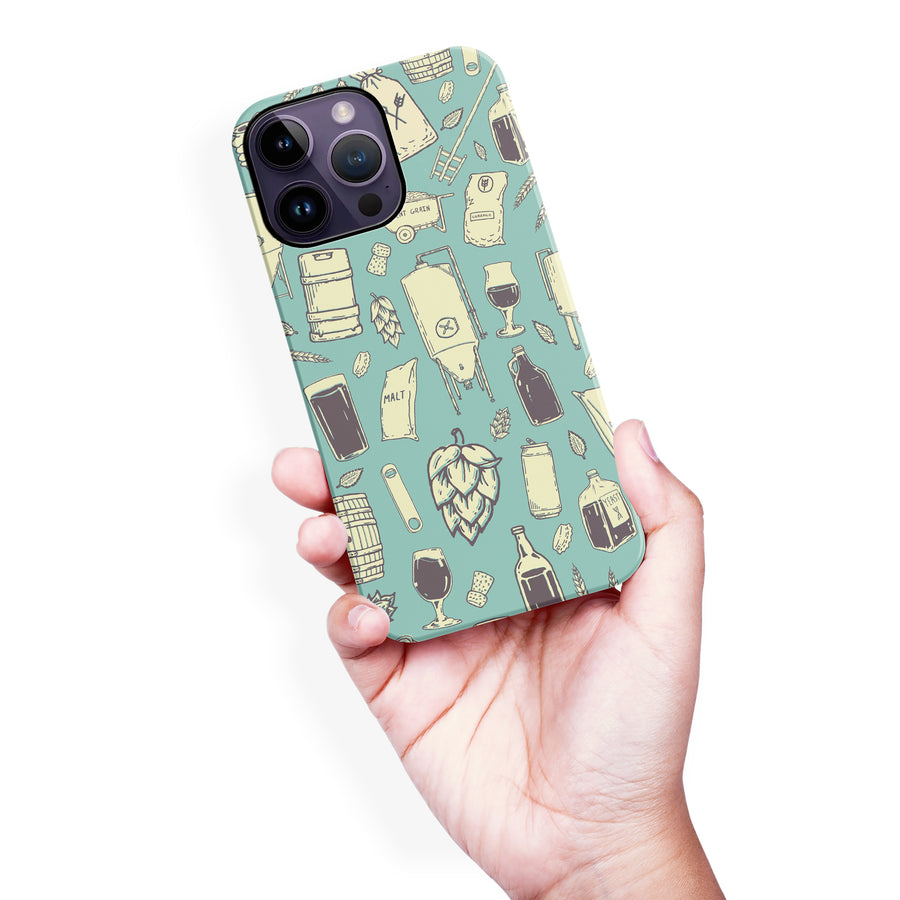 iPhone 14 Pro Max The Brewmaster Phone Case in Teal