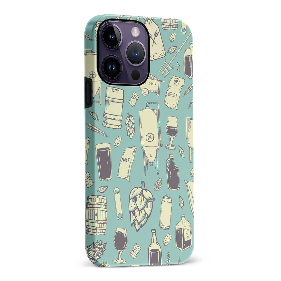 iPhone 14 Pro Max The Brewmaster Phone Case in Teal