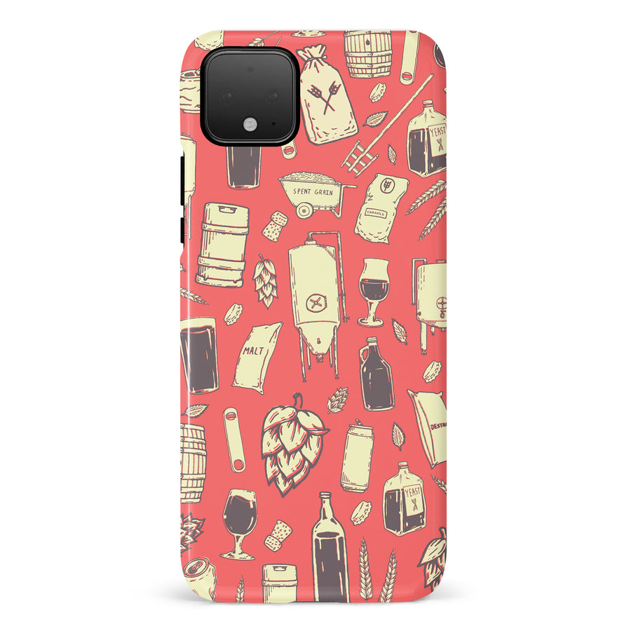 Google Pixel 4 The Brewmaster Phone Case in Dusty Rose