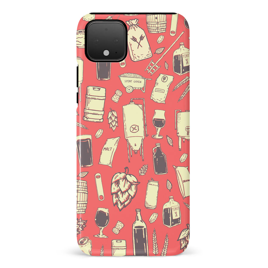 Google Pixel 4 XL The Brewmaster Phone Case in Dusty Rose