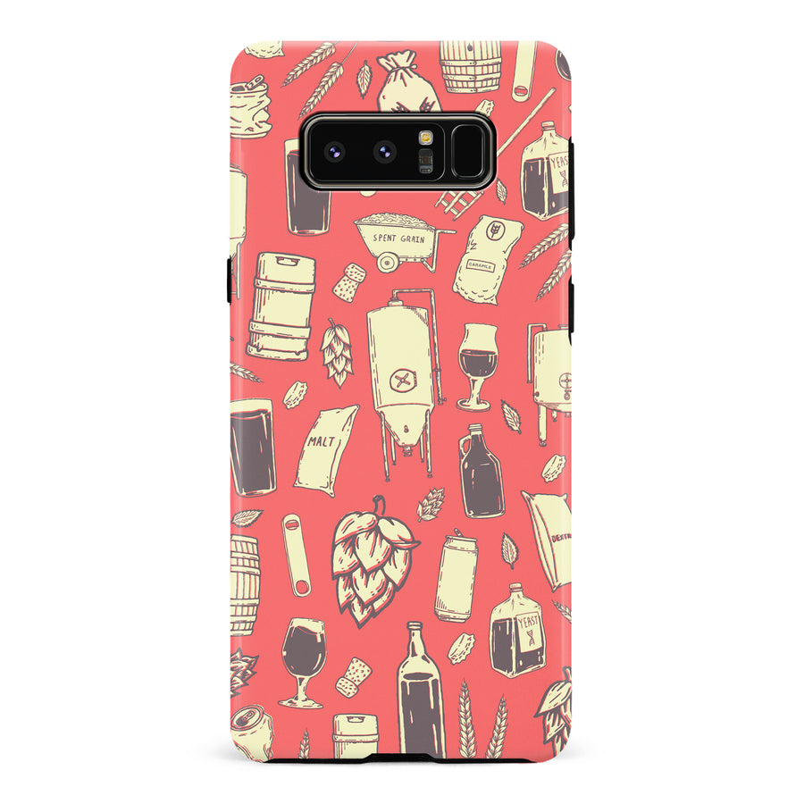 Samsung Galaxy Note 8 The Brewmaster Phone Case in Dusty Rose
