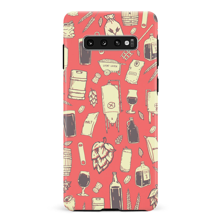 Samsung Galaxy S10 Plus The Brewmaster Phone Case in Dusty Rose