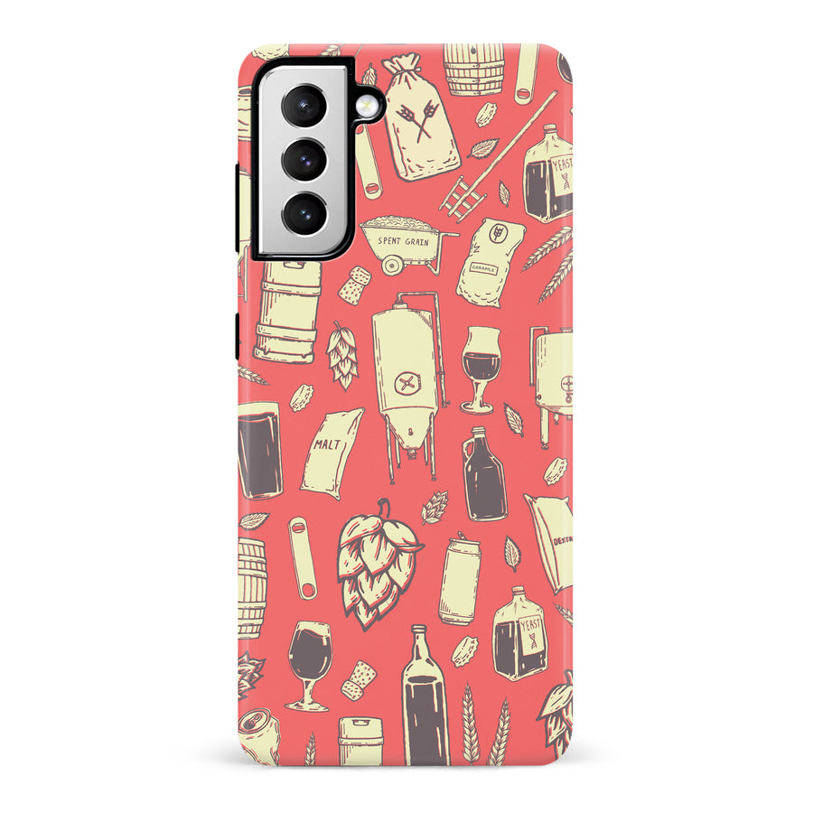 Samsung Galaxy S21 The Brewmaster Phone Case in Dusty Rose