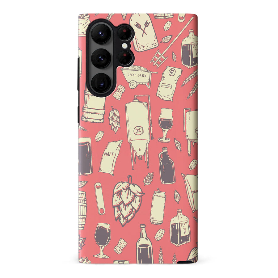 Samsung Galaxy S23 Ultra The Brewmaster Phone Case - Dusty Rose