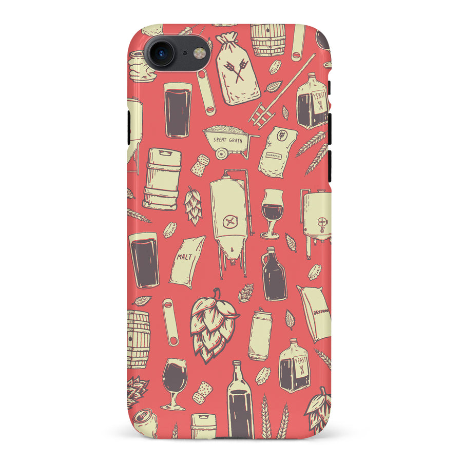 iPhone 7/8/SE The Brewmaster Phone Case in Dusty Rose