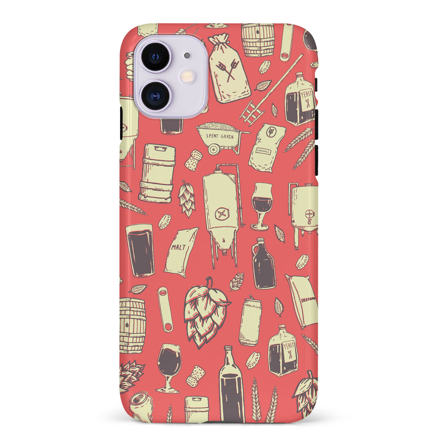 iPhone 11 The Brewmaster Phone Case in Dusty Rose