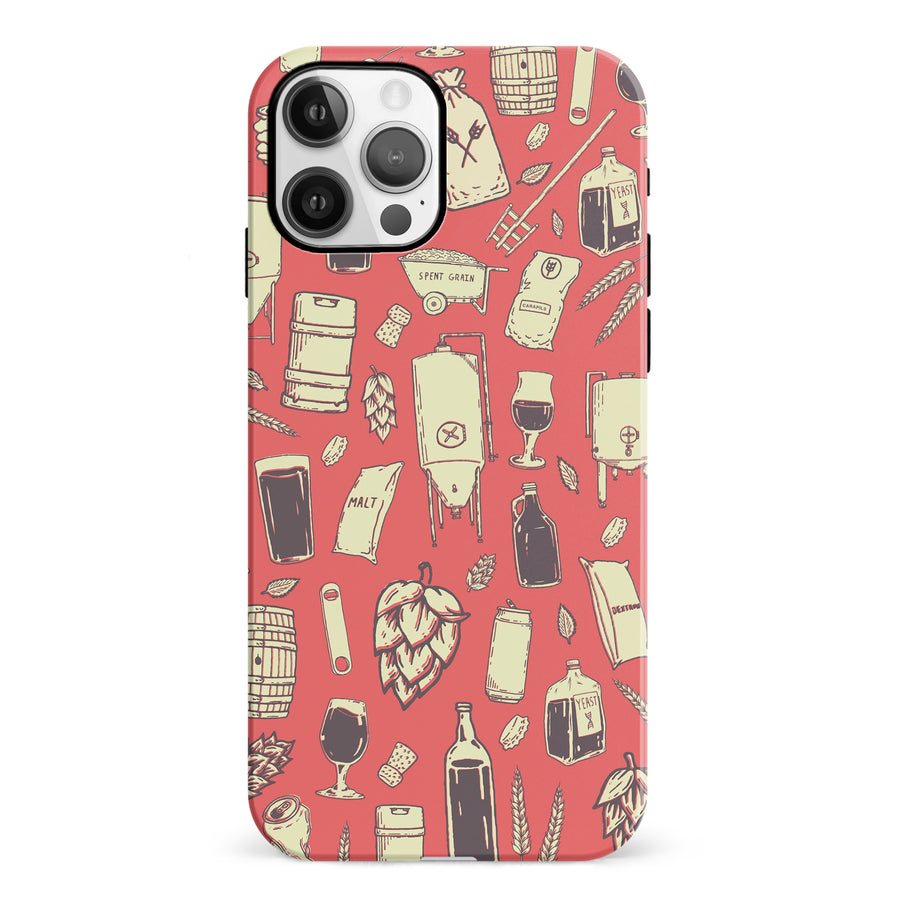 iPhone 12 The Brewmaster Phone Case in Dusty Rose