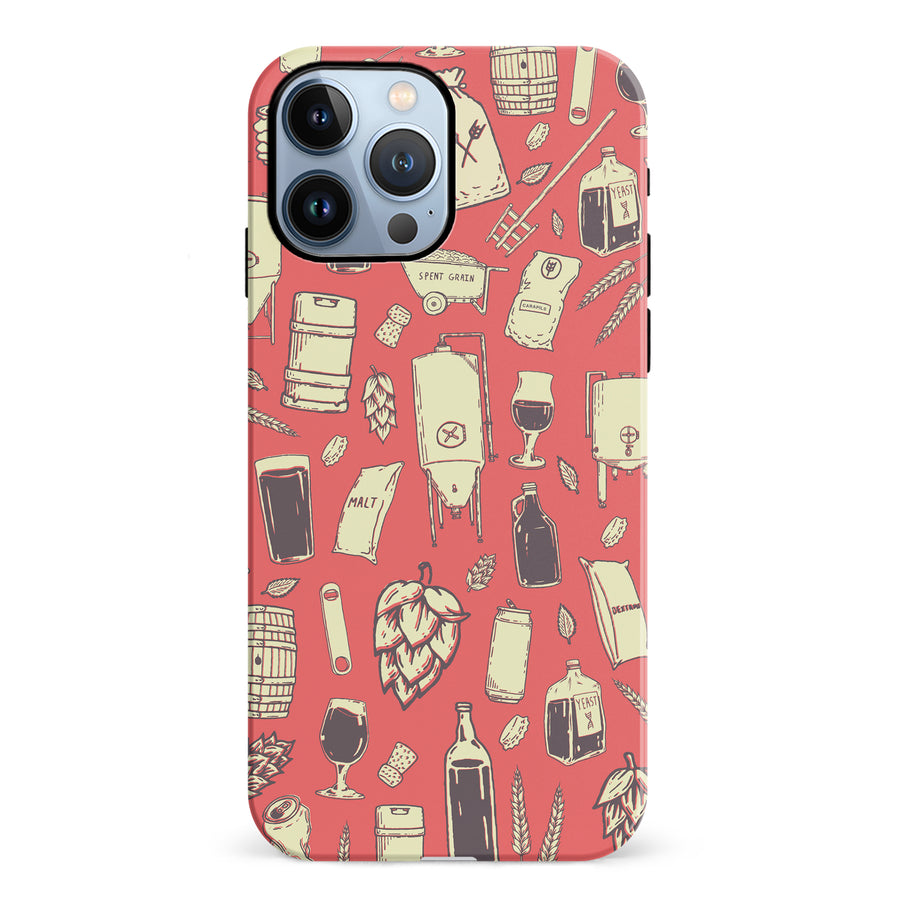iPhone 12 Pro The Brewmaster Phone Case in Dusty Rose