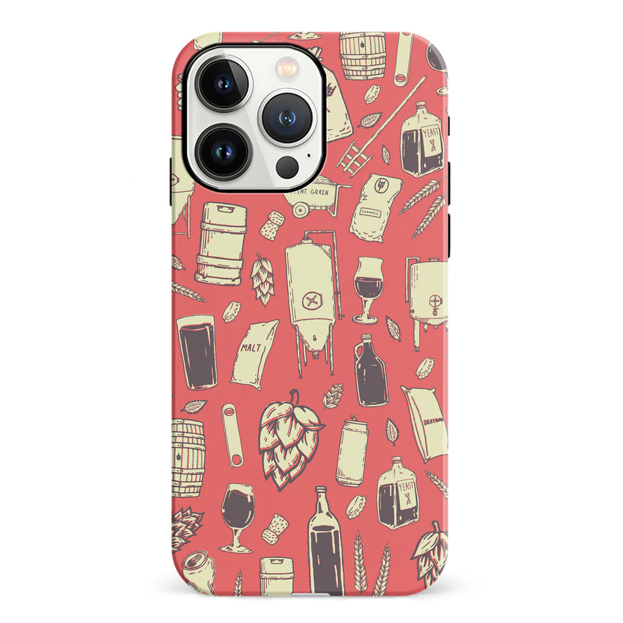 iPhone 13 Pro The Brewmaster Phone Case in Dusty Rose