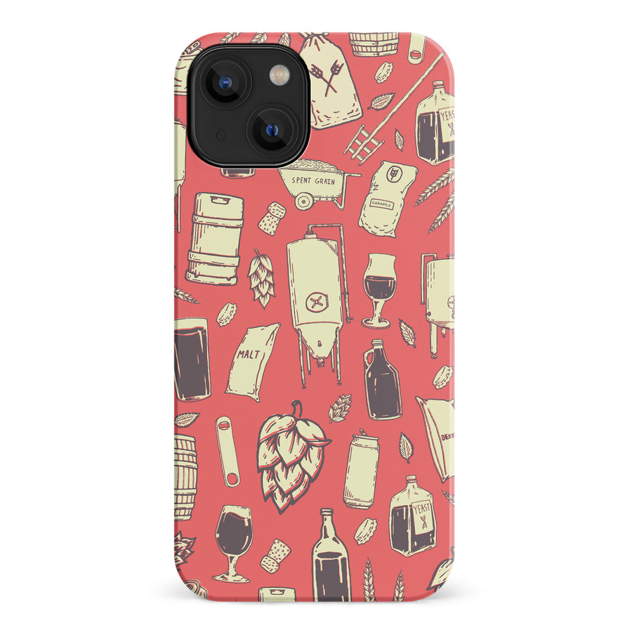 iPhone 14 The Brewmaster Phone Case in Dusty Rose