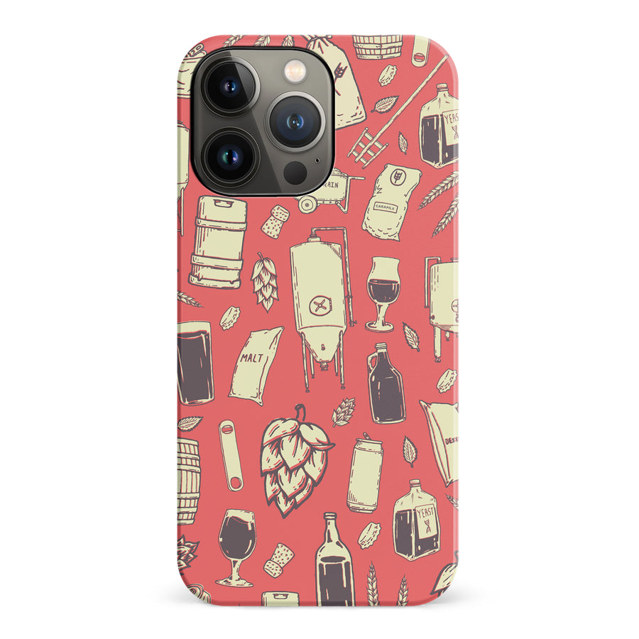 iPhone 14 Pro The Brewmaster Phone Case in Dusty Rose
