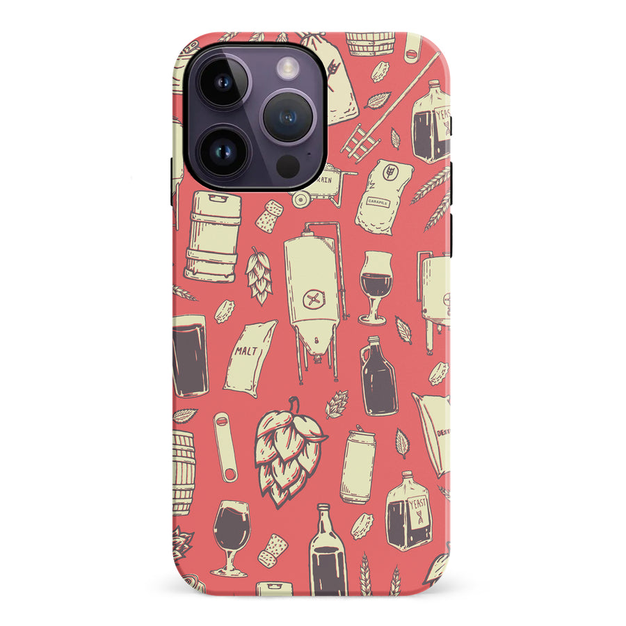 iPhone 14 Pro Max The Brewmaster Phone Case in Dusty Rose