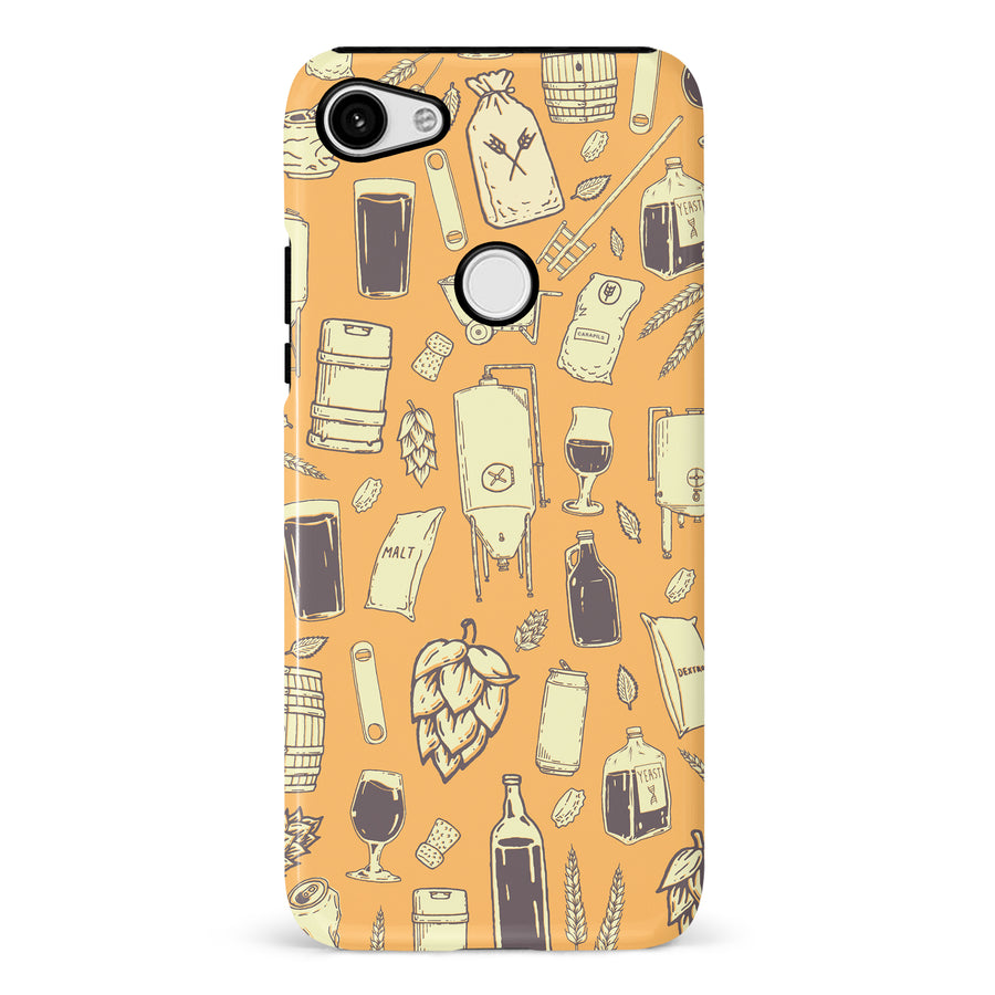 Google Pixel 3 XL The Brewmaster Phone Case in Yellow