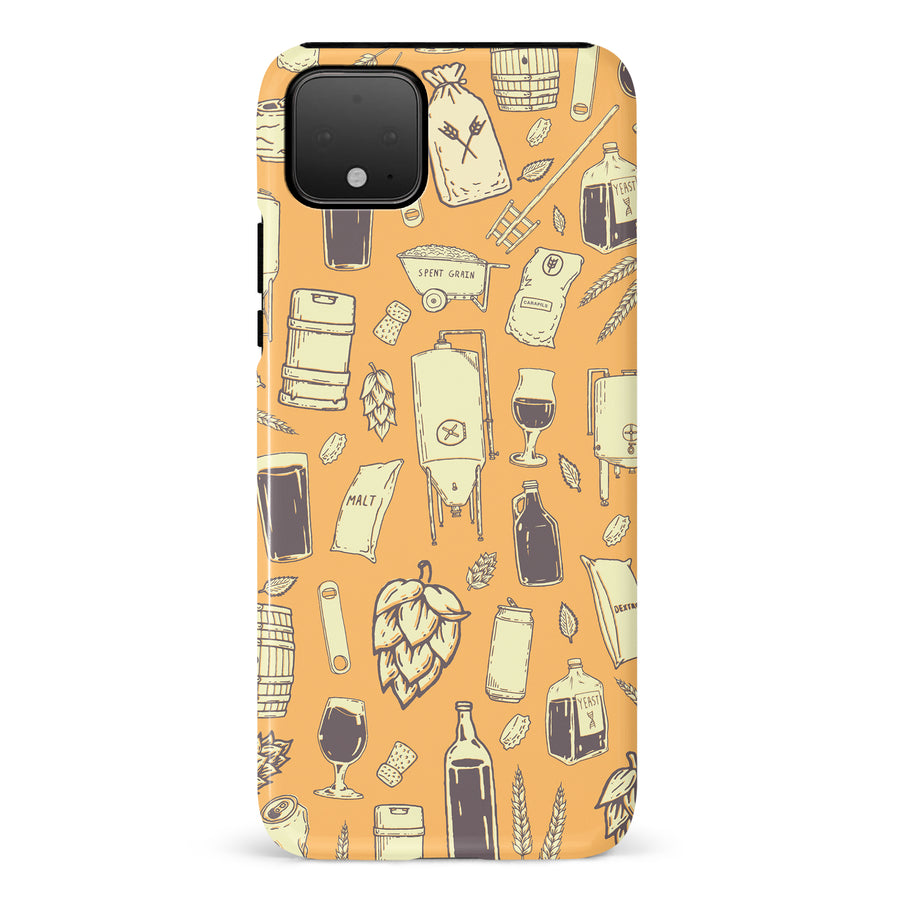 Google Pixel 4 XL The Brewmaster Phone Case in Yellow