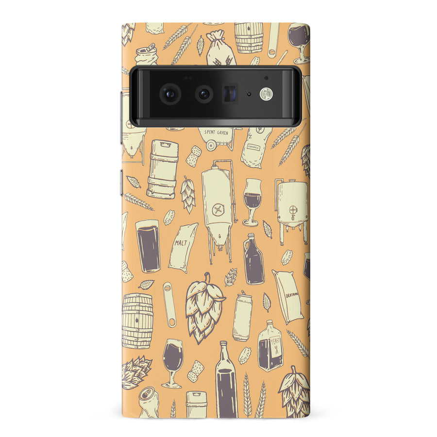 Google Pixel 6 Pro The Brewmaster Phone Case in Yellow