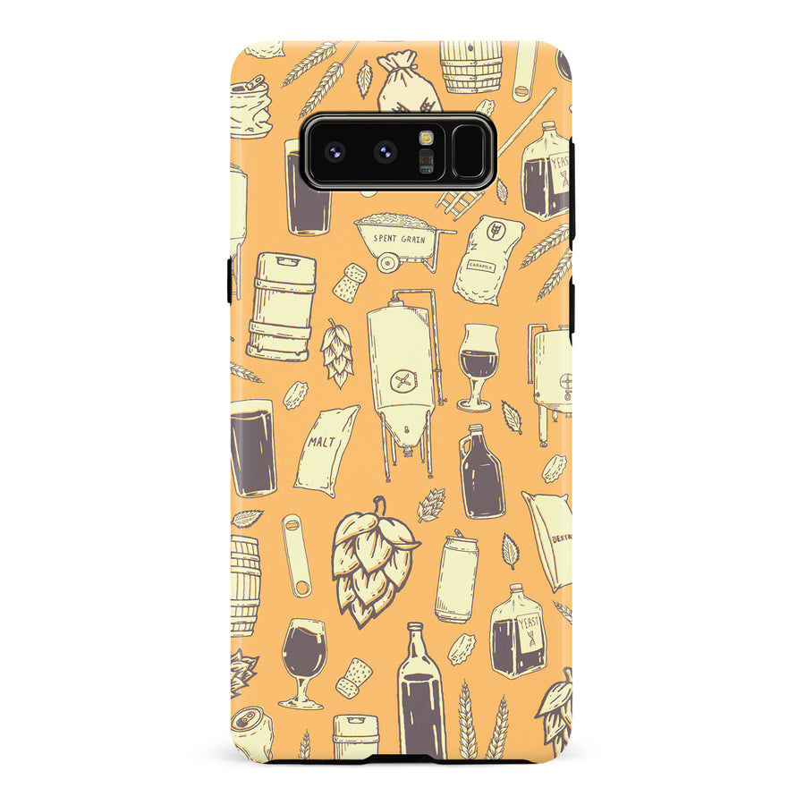 Samsung Galaxy Note 8 The Brewmaster Phone Case in Yellow