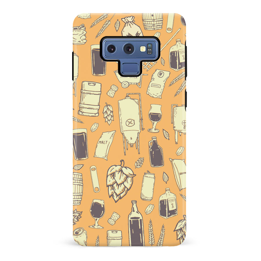 Samsung Galaxy Note 9 The Brewmaster Phone Case in Yellow