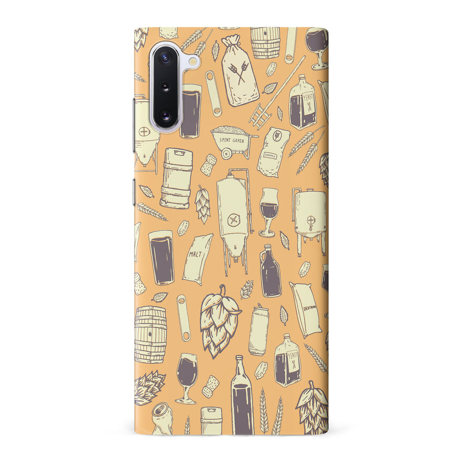 Samsung Galaxy Note 10 The Brewmaster Phone Case in Yellow