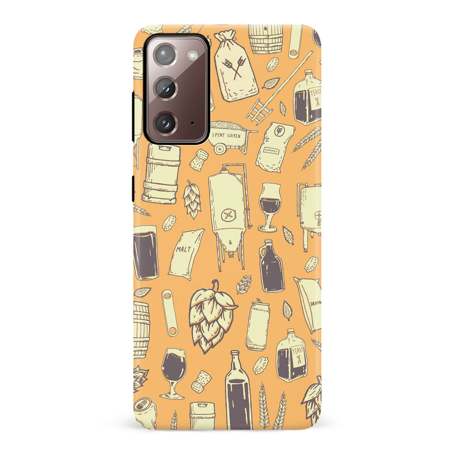Samsung Galaxy Note 20 The Brewmaster Phone Case in Yellow