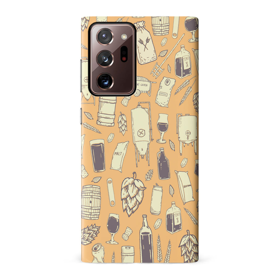 Samsung Galaxy Note 20 Ultra The Brewmaster Phone Case in Yellow
