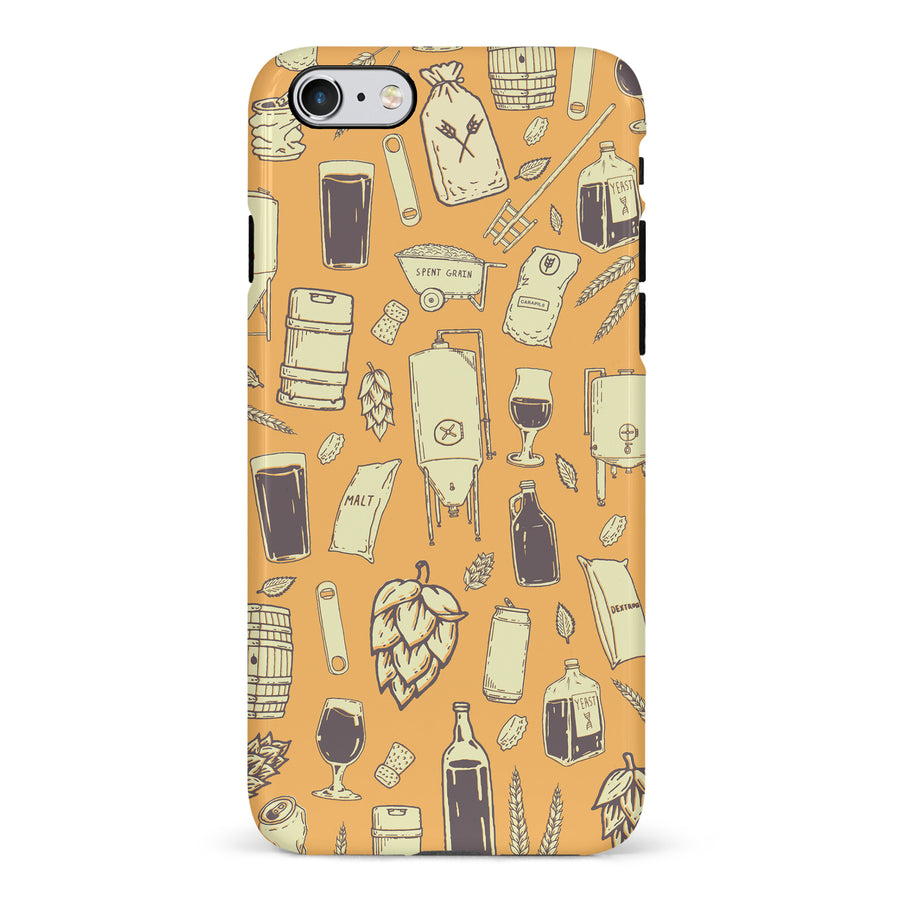 iPhone 6 The Brewmaster Phone Case in Yellow