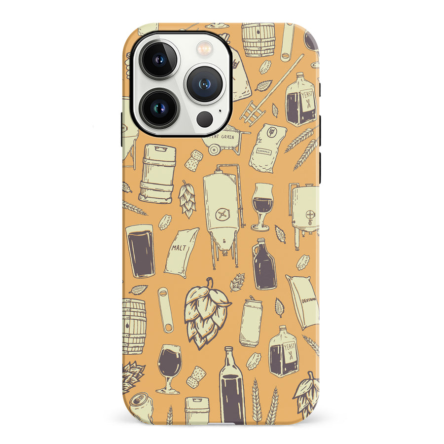 iPhone 13 Pro The Brewmaster Phone Case in Yellow