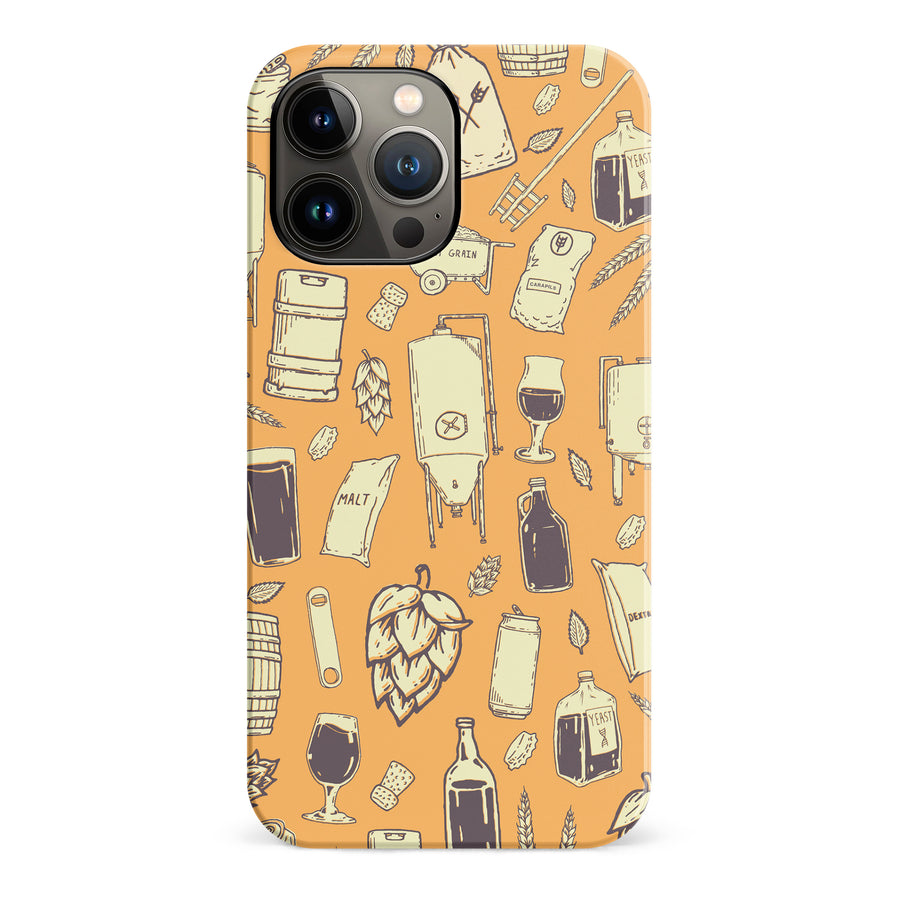 iPhone 13 Pro Max The Brewmaster Phone Case in Yellow