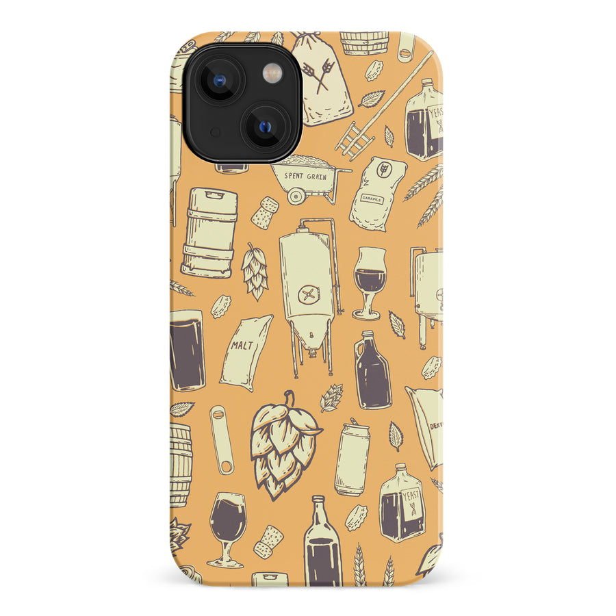 iPhone 14 The Brewmaster Phone Case in Yellow