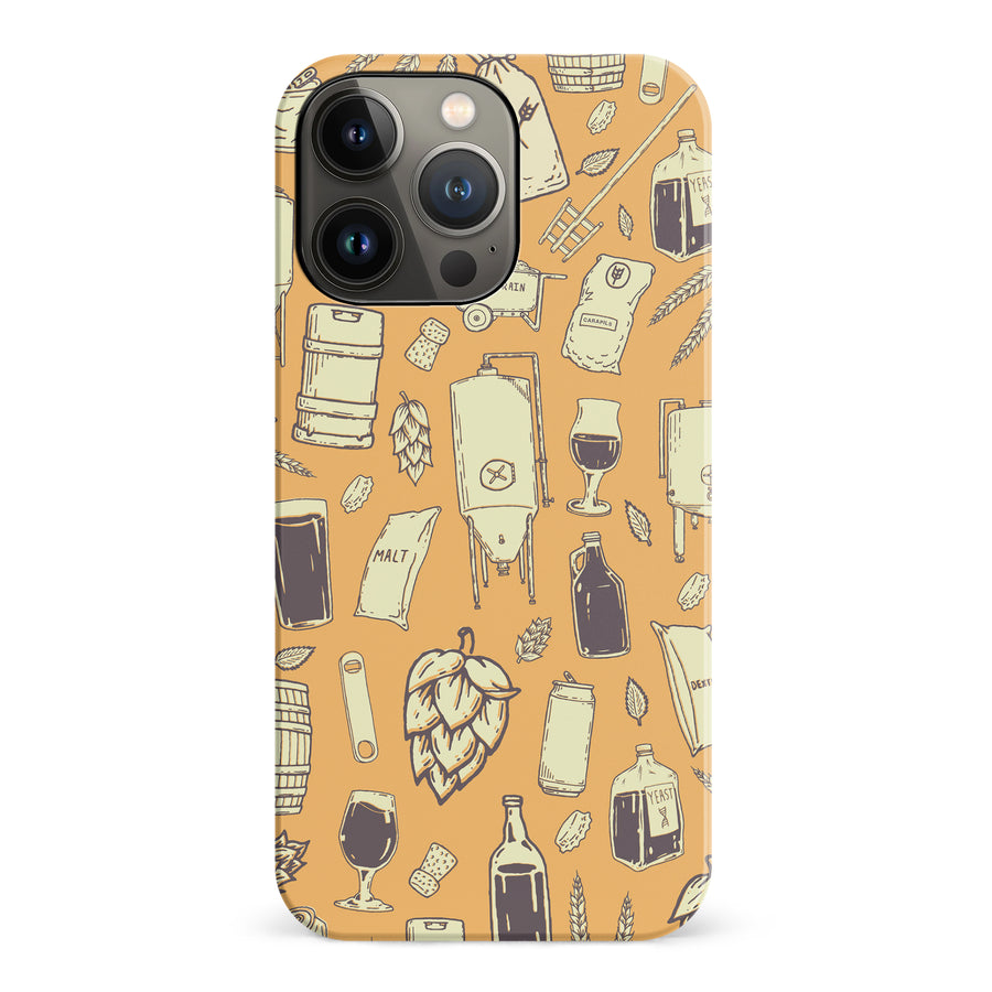 iPhone 14 Pro The Brewmaster Phone Case in Yellow